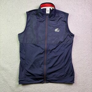 Puma Volition Vest Mens M Navy Blue Performance America Camo Cover Golf
